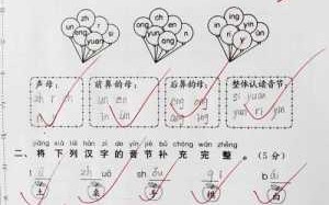 小学一年级语文试卷模板（一年级语文试卷考试模板）