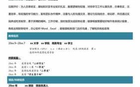 大学应届生简历模板免费使用-大学应届生简历模板下载