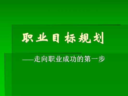 职业目标的规划和实施计划-第1张图片-马瑞范文网