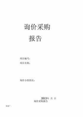  采购报告格式模板「采购报告格式模板政府」-第1张图片-马瑞范文网