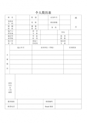 个人求职简历模板下载-第3张图片-马瑞范文网