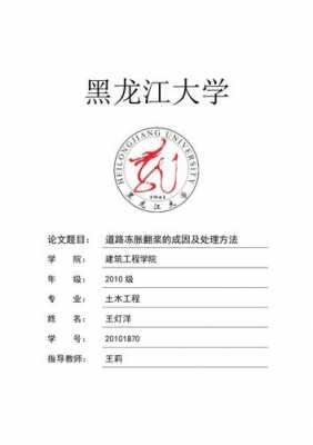 黑龙江大学论文模板-第3张图片-马瑞范文网