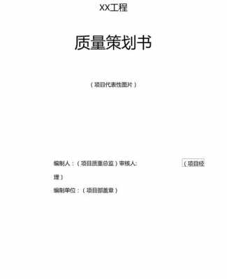 质量策划书模板_质量策划主要内容-第3张图片-马瑞范文网