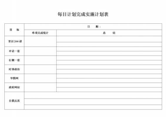 实施计划模板（实施计划表）-第3张图片-马瑞范文网