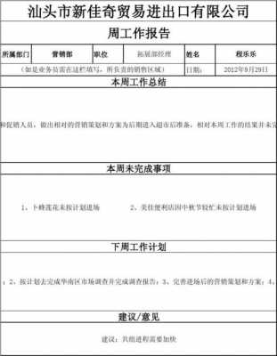 员工周总结模板_员工周总结怎么写-第3张图片-马瑞范文网