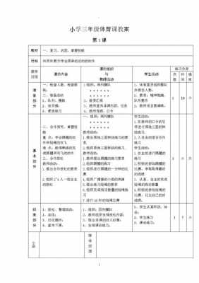 小学体育老师教案模板,小学体育课教案模板范文 -第1张图片-马瑞范文网