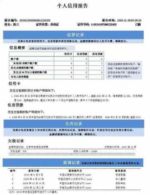 银行征信报告单图片-银行个人征信报告模板-第3张图片-马瑞范文网