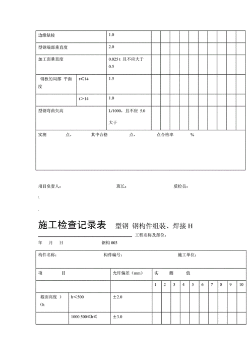 大钢模板施工检查记录_大钢模板施工检查记录怎么写-第3张图片-马瑞范文网