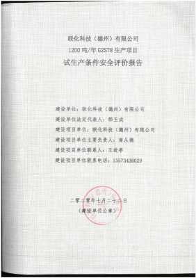  安全试生产报告模板「安全生产检测报告」-第3张图片-马瑞范文网