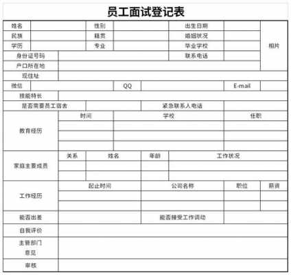 面试表格用什么做-面试表格模板迅雷下载-第1张图片-马瑞范文网