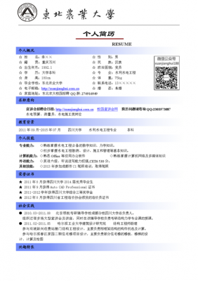 东北大学简历模板下载,东北大学个人陈述 -第3张图片-马瑞范文网