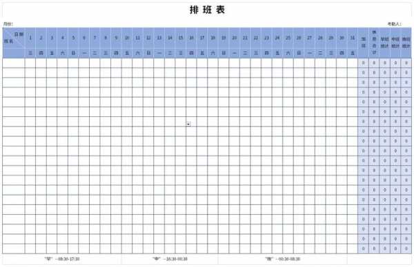 商场三人上班怎么排班-商场三人排班表模板-第1张图片-马瑞范文网