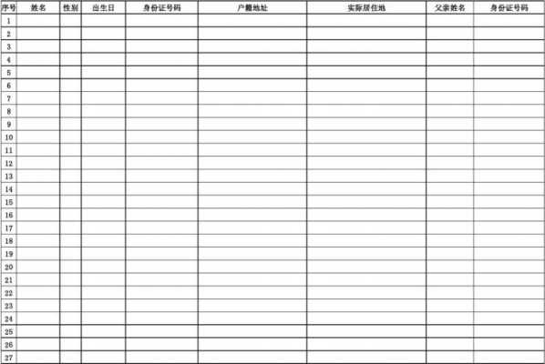 信息收集表格模板（信息收集表格怎么做）-第2张图片-马瑞范文网