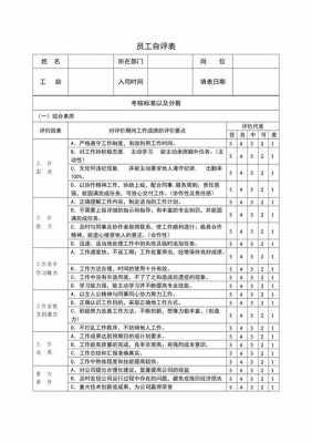 部门自评表模板,部门自评怎么写 -第2张图片-马瑞范文网