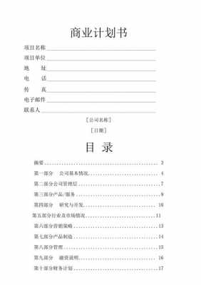 大学生商务策划书模板,商务策划书毕业论文 -第2张图片-马瑞范文网