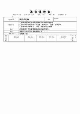 中学体育教学教案模板,中学体育教师教案大全 -第3张图片-马瑞范文网