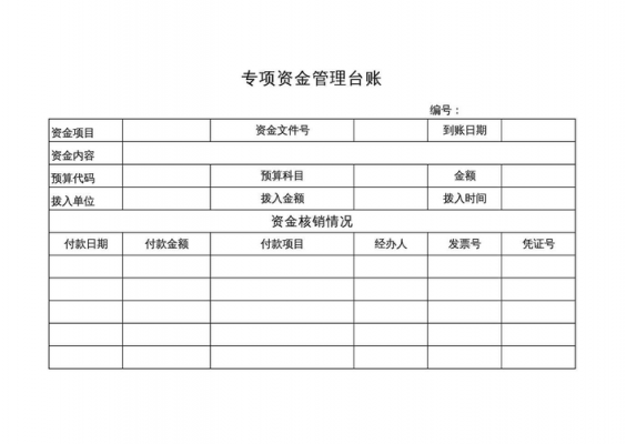 财务台帐模板_财务台账包含什么-第2张图片-马瑞范文网