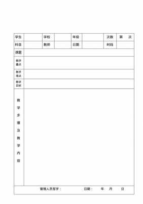 小学教学设计表格式模板 小学教学设计表格模板-第1张图片-马瑞范文网