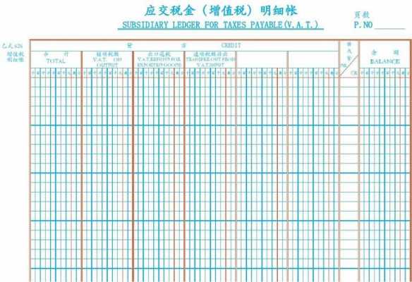 应交税金账簿模板（应交税金账本登帐样本）-第3张图片-马瑞范文网