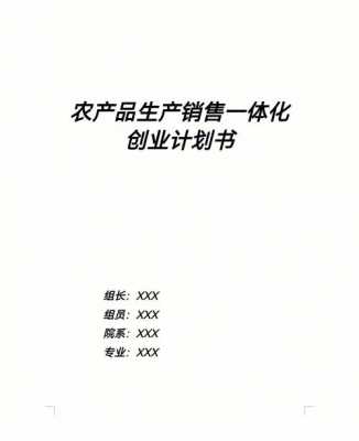 农业创业方案模板_农业类创业计划书-第2张图片-马瑞范文网