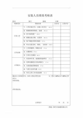 安装人员考核标准-第3张图片-马瑞范文网