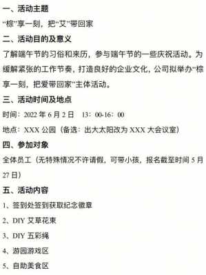 端午节活动 方案 端午节活动方案设计模板-第1张图片-马瑞范文网