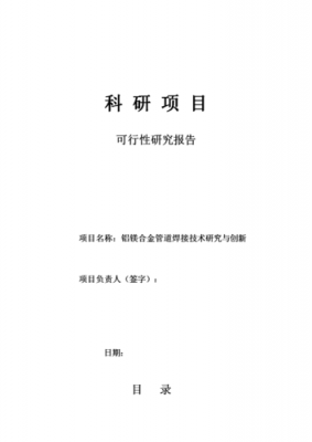 软件项目科研报告模板（软件项目可研报告）-第3张图片-马瑞范文网