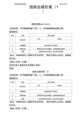 商品竞标报价模板_商品竞标报价模板下载-第1张图片-马瑞范文网