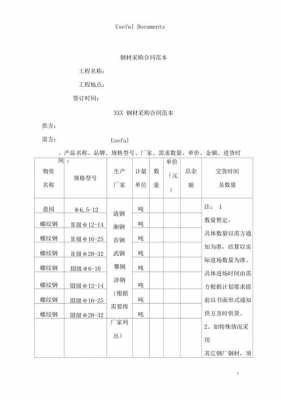 材料合同附清单模板（材料合同范本简易版）-第2张图片-马瑞范文网