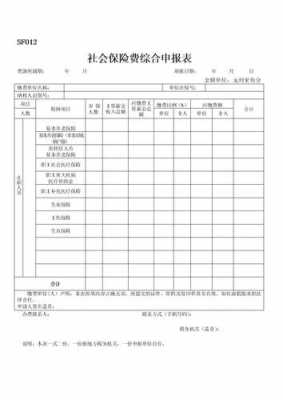 社保报表模板-第2张图片-马瑞范文网