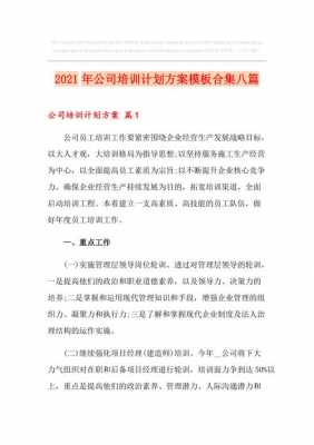 企业培训规划模板_企业培训规划模板范文-第2张图片-马瑞范文网