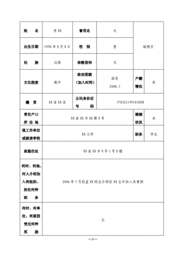 当兵政审模板,当兵政审模板范文 -第3张图片-马瑞范文网