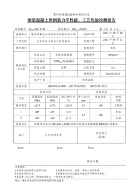 钢筋性能检测实验报告-钢筋硬度检测报告模板-第1张图片-马瑞范文网