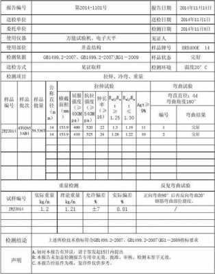 钢筋性能检测实验报告-钢筋硬度检测报告模板-第2张图片-马瑞范文网