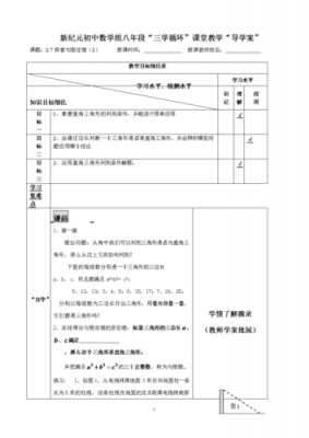 初二数学教案模板表格,初二数学优秀教学设计模板 -第2张图片-马瑞范文网