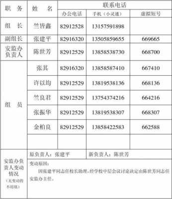 领导小组成员名单模板（领导小组成员名单表格格式）-第2张图片-马瑞范文网