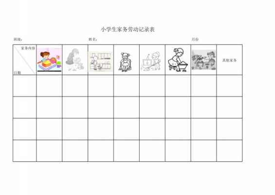 儿童家务模板表,儿童 家务 -第3张图片-马瑞范文网