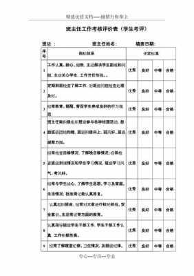 工作情况评价表模板图片-第3张图片-马瑞范文网