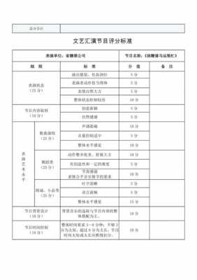 文艺演出评分明细-第3张图片-马瑞范文网