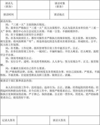  提意见的谈话记录模板「谈话对象提出的意见建议」-第2张图片-马瑞范文网