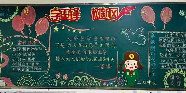 学雷锋黑板报模板的简单介绍-第3张图片-马瑞范文网