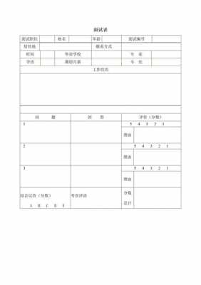 公司面试的模板,公司面试内容 -第1张图片-马瑞范文网