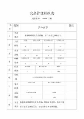 安全质量报表模板下载（安全质量汇总）-第3张图片-马瑞范文网