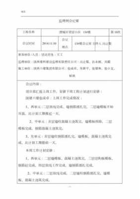 监理例会会议纪要模板-第2张图片-马瑞范文网