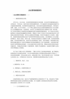 公司调研报告模板,公司调研报告内容 -第1张图片-马瑞范文网