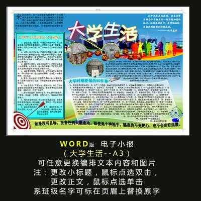 大学手抄报模板两面怎么写-第3张图片-马瑞范文网