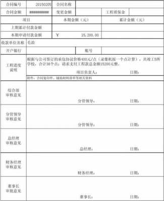 用款计划审批表模板怎么写-第3张图片-马瑞范文网