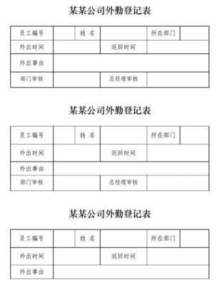 外勤办事表格-公司外勤事务单模板-第2张图片-马瑞范文网