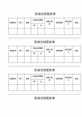 劳动合同签收单的作用 劳动合同签收单模板-第2张图片-马瑞范文网