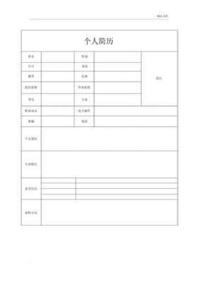 个人简历带照片模板（个人简历带照片模板可以吗）-第2张图片-马瑞范文网